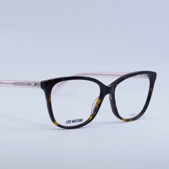 🕶️ New Moschino MOL546 008600 Eyeglasses - Dark Havana Frame, 57mm - Picture 8 of 12